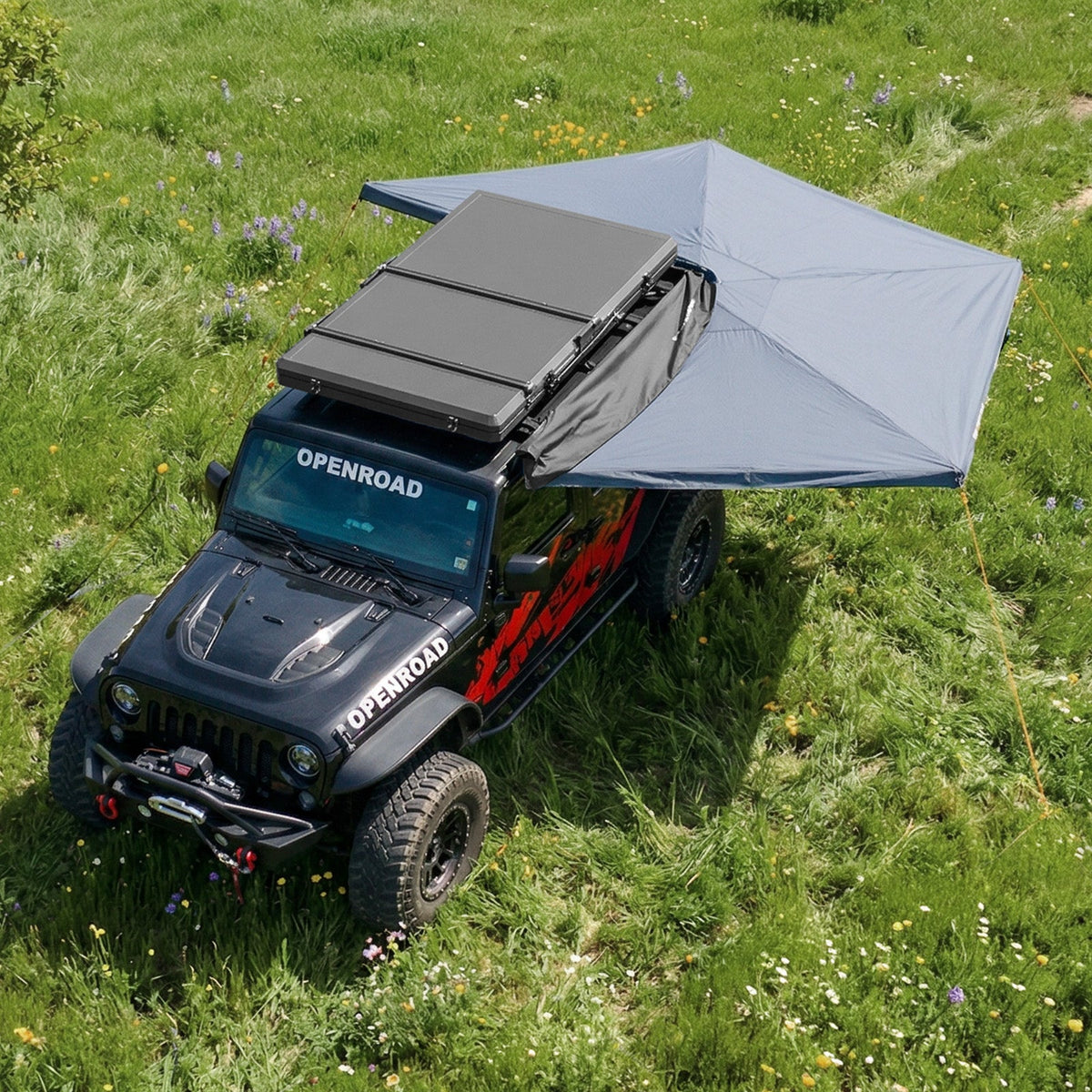 OPENROAD 270 Trail Series awning deployed on a vehicle