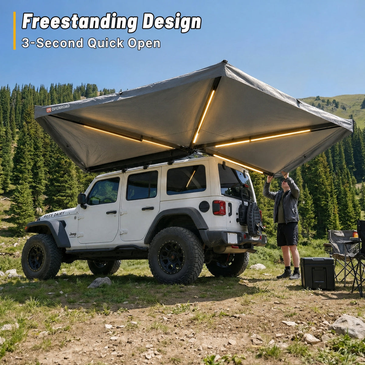 OPENROAD 270 Trail Series freestanding design
