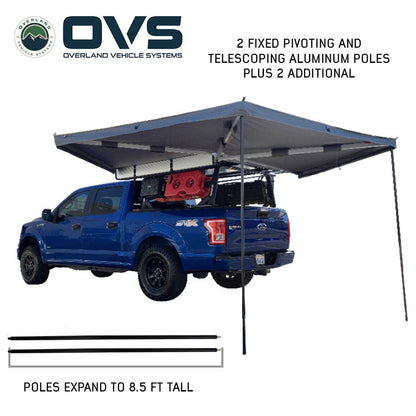 OVS HD Nomadic 270 LT awning on a truck