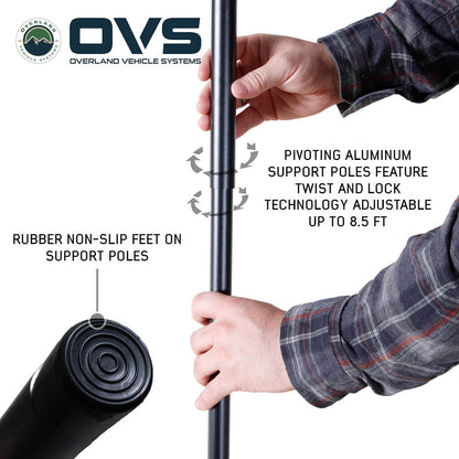 OVS HD Nomadic 270 LT telescoping support poles