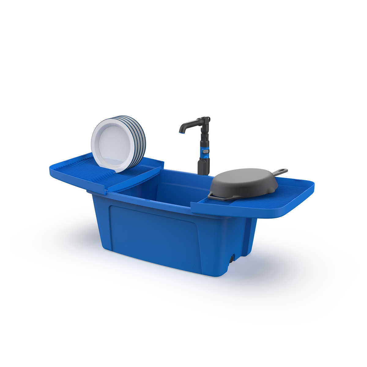 Joolca HOTTAP V2 Nomad carry tub used as a sink