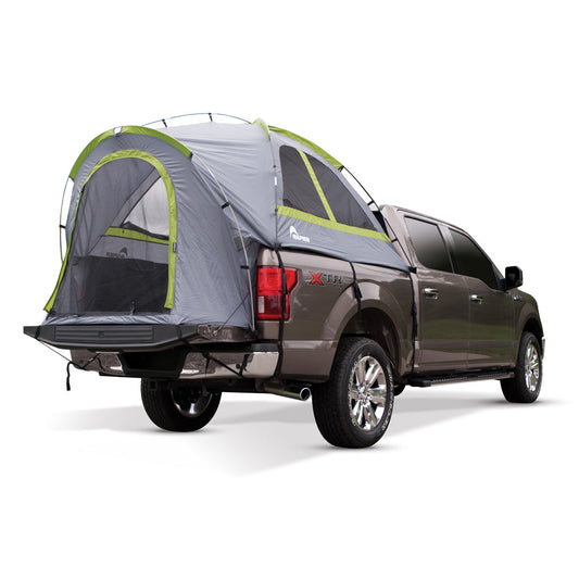 Napier Backroadz Truck Tent set up in a pickup bed