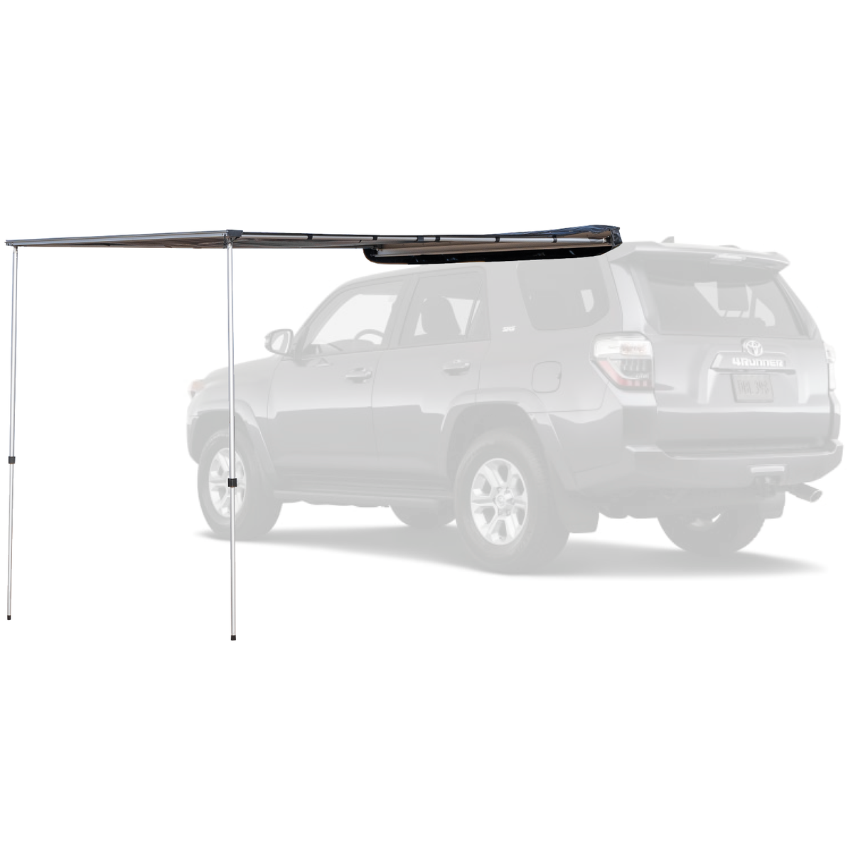 ROAM Adventure Co Rooftop Awning in black, packed